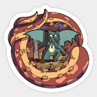 cathulhu Sticker